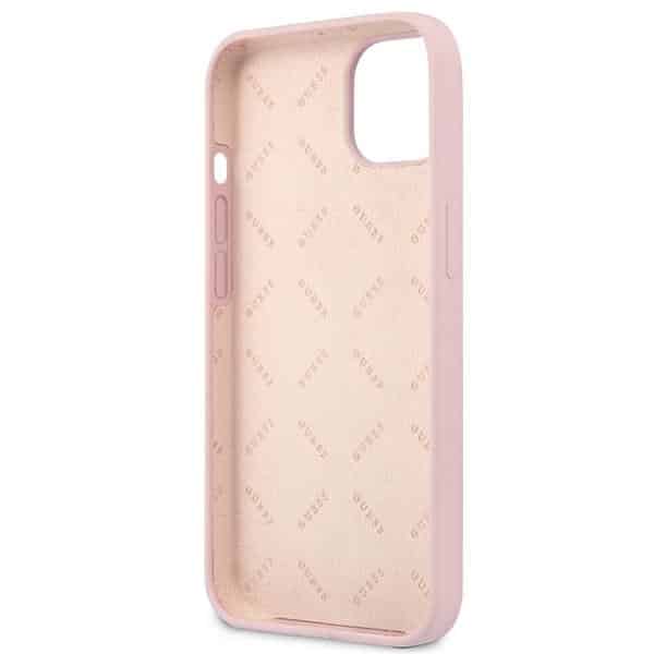 Guess Silicone Triangle - θήκη για Apple iPhone 13 mini - Μωβ - Image 7