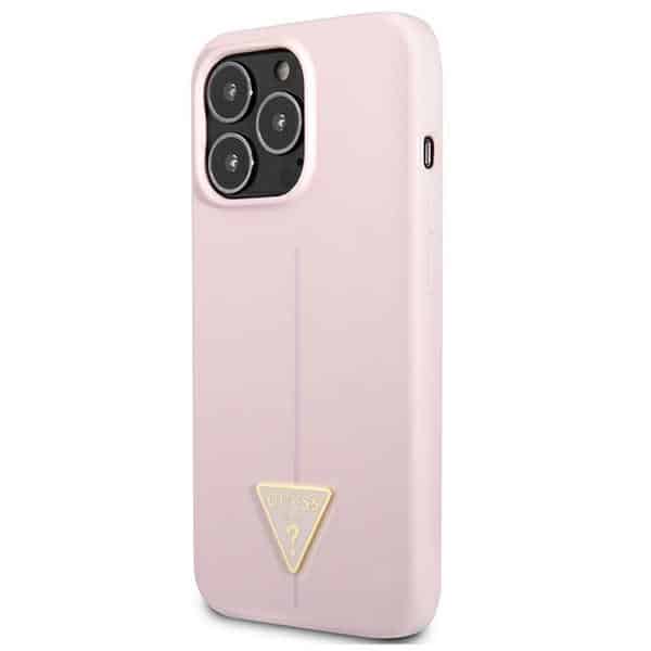 Guess Silicone Triangle - θήκη για Apple iPhone 13 Pro Max - Μωβ - Image 2
