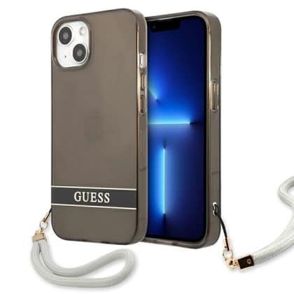 Guess Translucent Strap - θήκη για Apple iPhone 13 mini - Διάφανο