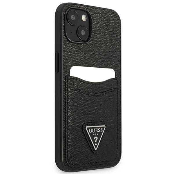 Guess Triangle Logo Cardslot - Apple iPhone 13 mini - Μαύρο - Image 4