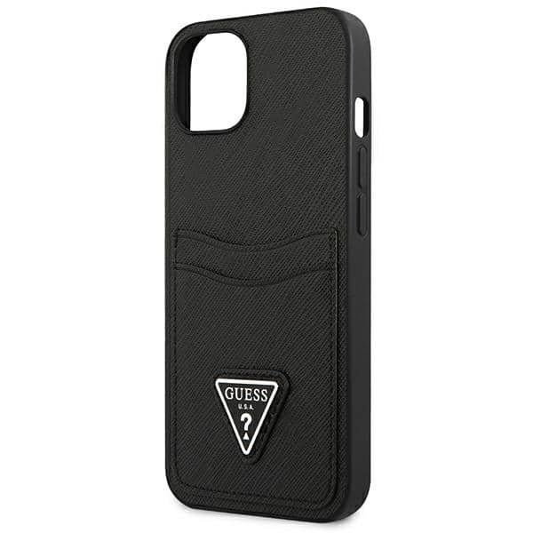 Guess Triangle Logo Cardslot - Apple iPhone 13 mini - Μαύρο - Image 6