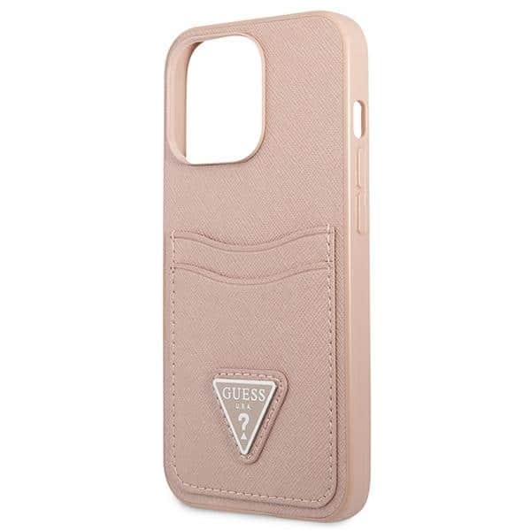 Guess Triangle Logo Cardslot - θήκη για Apple iPhone 13 Pro / - Ροζ - Image 6