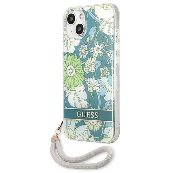 Guess Flower Strap - θήκη για Apple iPhone 13 mini - Πράσινο - Image 2