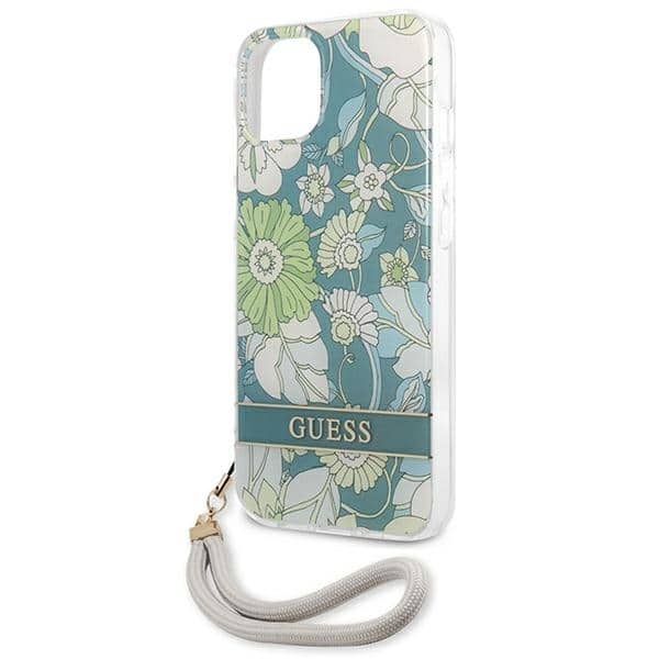 Guess Flower Strap - θήκη για Apple iPhone 13 mini - Πράσινο - Image 6