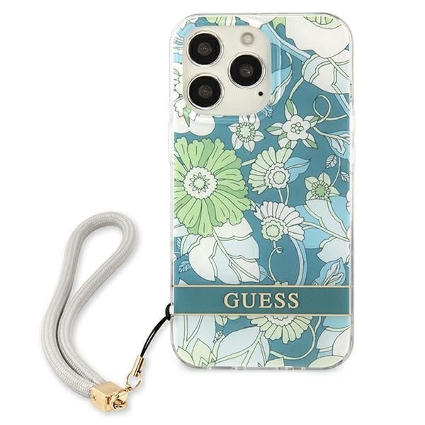 Guess Flower Strap - θήκη για Apple iPhone 13 Pro Max - Πράσινο - Image 3