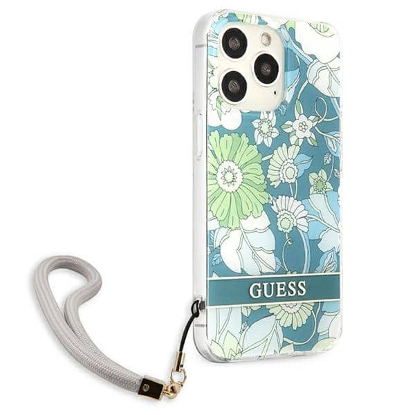 Guess Flower Strap - θήκη για Apple iPhone 13 Pro Max - Πράσινο - Image 4
