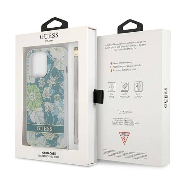 Guess Flower Strap - θήκη για Apple iPhone 13 Pro Max - Πράσινο - Image 8