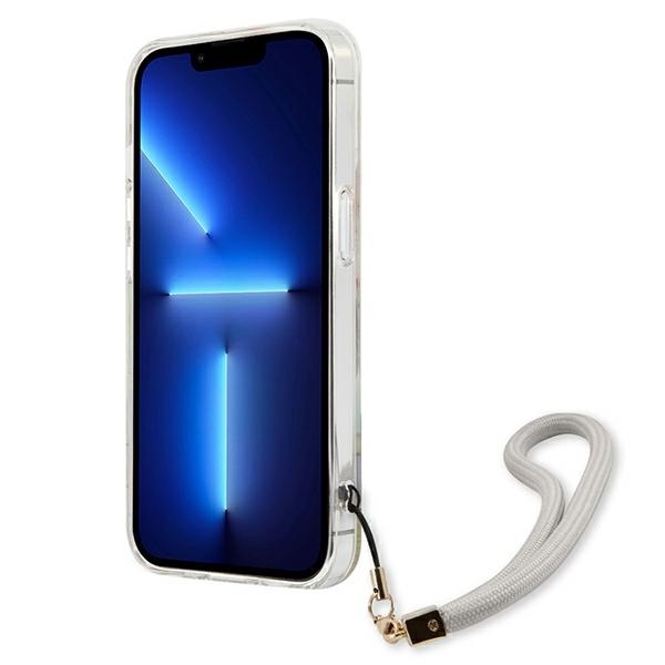 Guess Flower Strap - θήκη για Apple iPhone 13 mini - Μωβ - Image 5