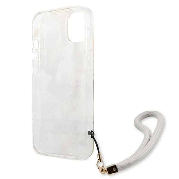 Guess Flower Strap - θήκη για Apple iPhone 13 mini - Μωβ - Image 7