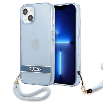 Guess Translucent Stap - θήκη για Apple iPhone 13 mini - Μπλε