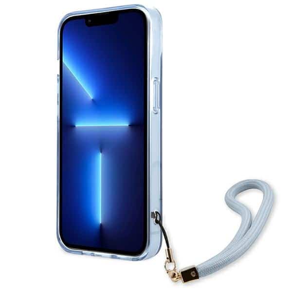 Guess Translucent Stap - θήκη για Apple iPhone 13 mini - Μπλε - Image 5