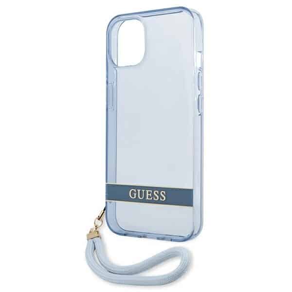 Guess Translucent Stap - θήκη για Apple iPhone 13 mini - Μπλε - Image 6