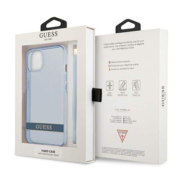 Guess Translucent Stap - θήκη για Apple iPhone 13 mini - Μπλε - Image 8