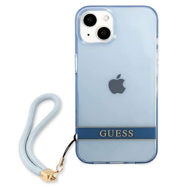 Guess Translucent Strap - θήκη για Apple iPhone 13 / 14 15 - Μπλε - Image 3