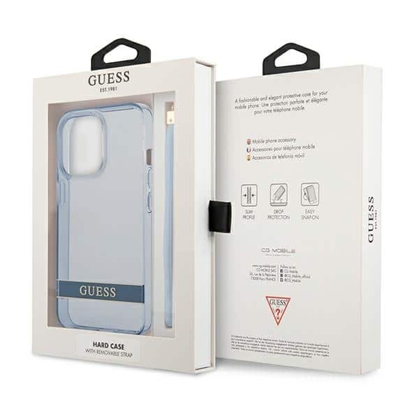 Guess Translucent Stap - θήκη για Apple iPhone 13 Pro / - Μπλε - Image 8