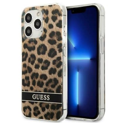Guess Leopard - θήκη για Apple iPhone 13 Pro / - Καφέ