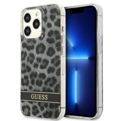 Guess Leopard - θήκη για Apple iPhone 13 Pro / - Γκρι