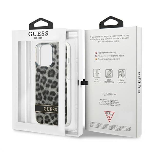 Guess Leopard - θήκη για Apple iPhone 13 Pro / - Γκρι - Image 8