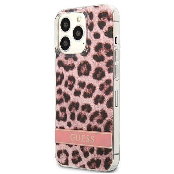Guess Leopard - θήκη για Apple iPhone 13 Pro / - Ροζ - Image 2