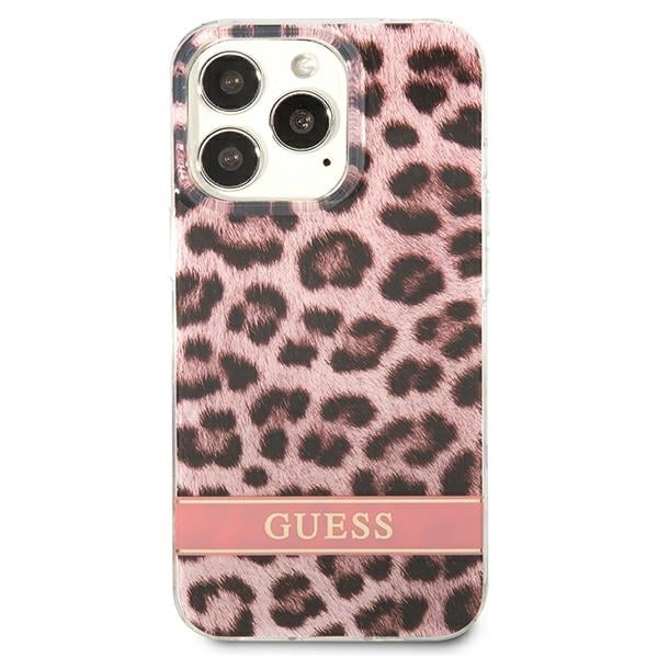 Guess Leopard - θήκη για Apple iPhone 13 Pro / - Ροζ - Image 3