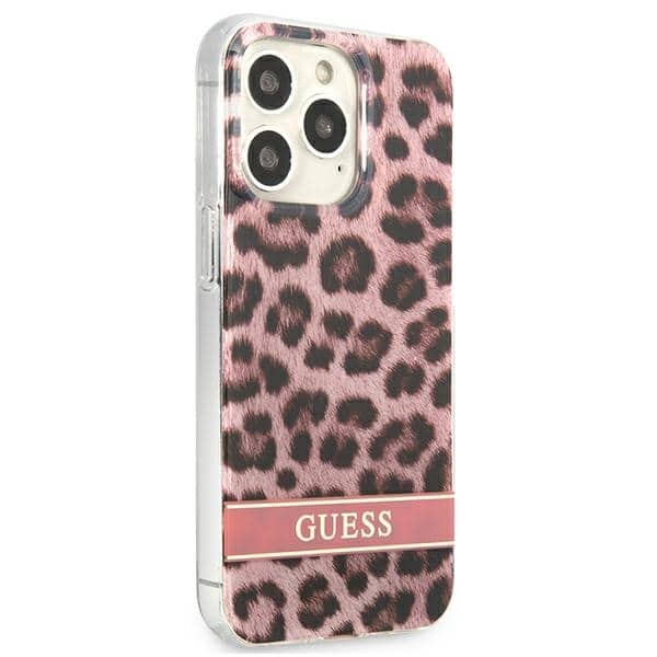 Guess Leopard - θήκη για Apple iPhone 13 Pro / - Ροζ - Image 4