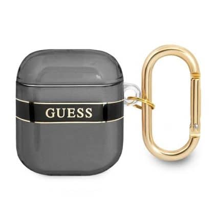 Guess  GUA2HHTSK AirPods 1/2 cover μαύρο/black Strap Collection