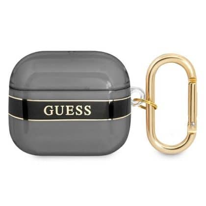 Guess  GUA3HHTSK AirPods 3 cover μαύρο/black Strap Collection