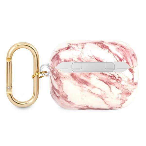 Guess GUAPHCHMAP AirPods Pro cover ροζ/pink Marble Strap Collection - Image 2