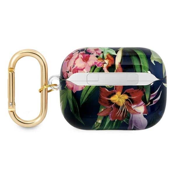 Guess GUAPHHFLB AirPods Pro cover Μπλε/blue Flower Strap Collection - Image 2