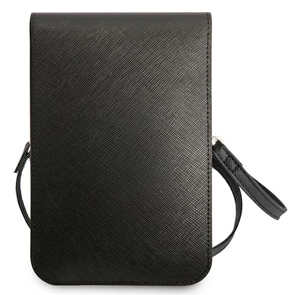 Guess Τσάντα GUWBSATMBK μαύρο/black Saffiano Triangle - Image 5