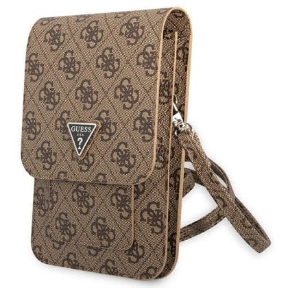 Guess Τσάντα GUWBP4TMBR καφέ/brown 4G Triangle