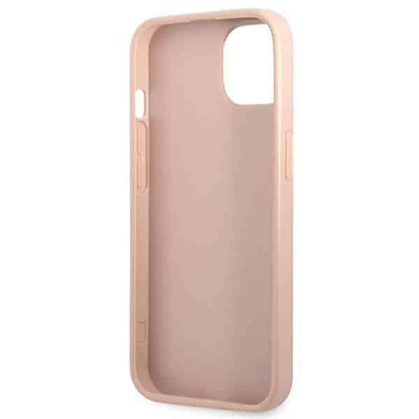 Guess SaffianoTriangle Logo - θήκη για Apple iPhone 13 mini - Ροζ - Image 7