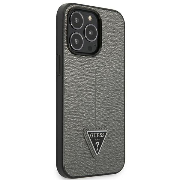 Guess SaffianoTriangle Logo - θήκη για Apple iPhone 13 Pro Max - Διάφανο - Image 4