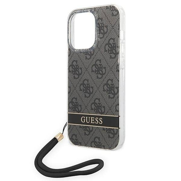Guess 4G Print Strap - θήκη για Apple iPhone 14 Pro - Μαύρο - Image 5