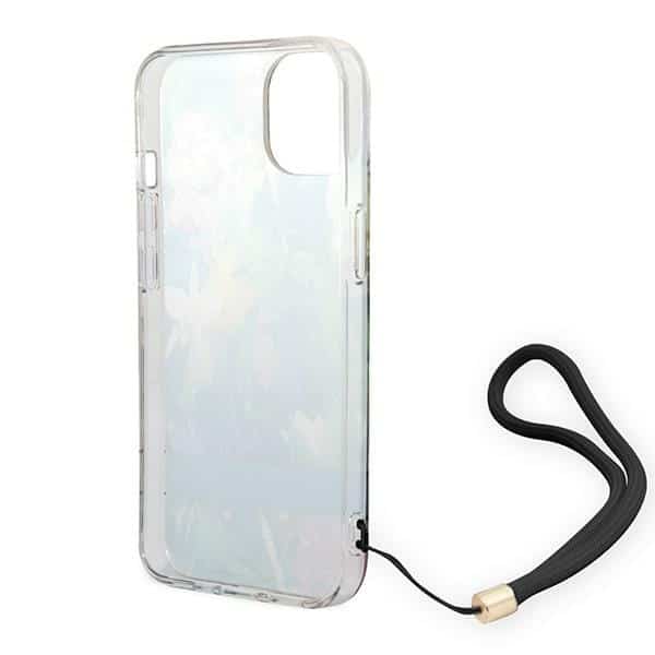 Guess Flower Strap - θήκη για Apple iPhone 14 - Μπλε - Image 6