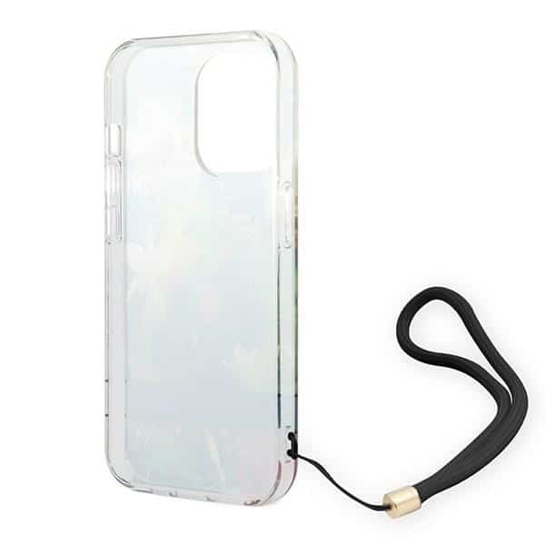 Guess Flower Strap - θήκη για Apple iPhone 14 Pro - Μπλε - Image 6