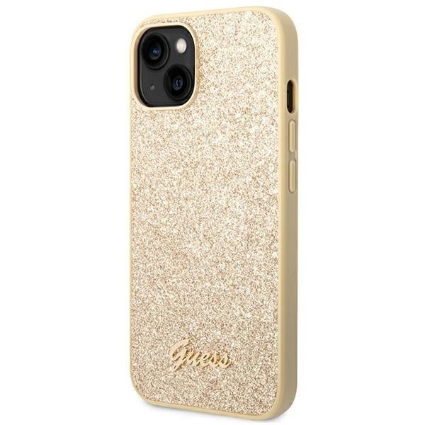 Guess Glitter Script - θήκη για Apple iPhone 14 Plus - Χρυσό - Image 2