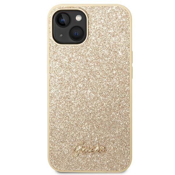 Guess Glitter Script - θήκη για Apple iPhone 14 Plus - Χρυσό - Image 3