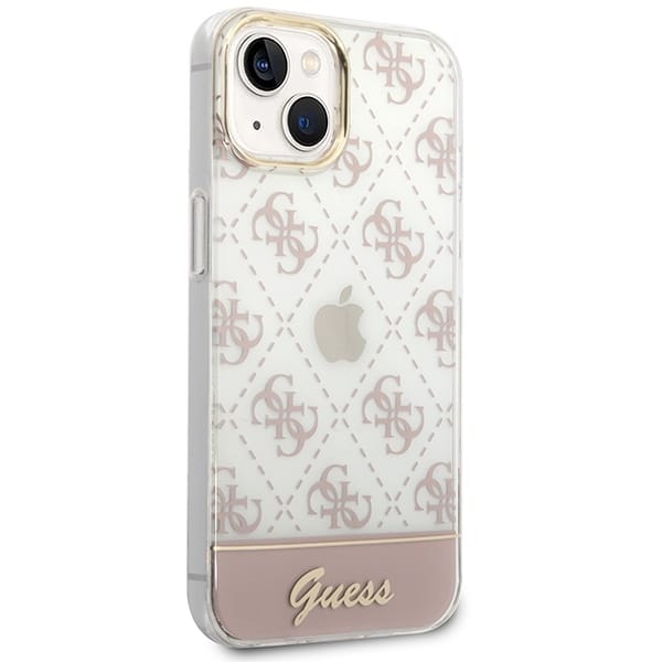 Guess Pattern Script - Apple iPhone 14 Plus - Ροζ - Image 4