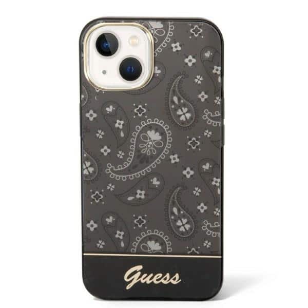 Guess Bandana Paisley - θήκη για Apple iPhone 14 Plus - Μαύρο - Image 3