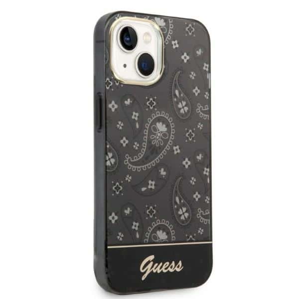 Guess Bandana Paisley - θήκη για Apple iPhone 14 Plus - Μαύρο - Image 4