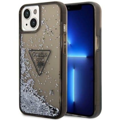 Guess Liquid Glitter - θήκη για Apple iPhone 14 Plus - Μαύρο
