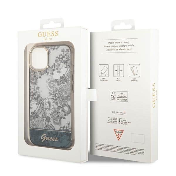 Guess Porcelain Collection - θήκη για Apple iPhone 14 Plus - Γκρι - Image 8