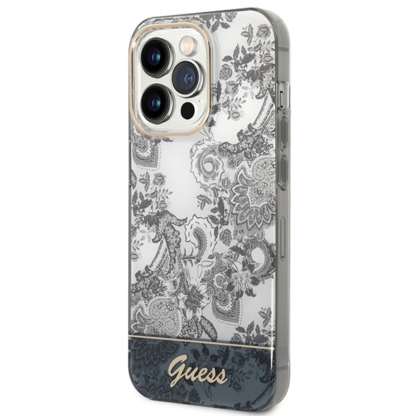 Guess Porcelain Collection - θήκη για Apple iPhone 14 Pro Max - Γκρι - Image 2