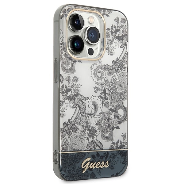 Guess Porcelain Collection - θήκη για Apple iPhone 14 Pro Max - Γκρι - Image 4