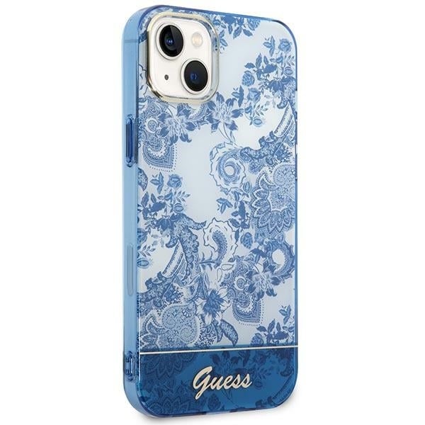 Guess Porcelain Collection - θήκη για Apple iPhone 14 Plus - Μπλε - Image 4