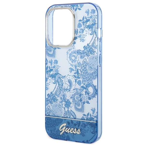 Guess Porcelain Collection - θήκη για Apple iPhone 14 Pro Max - Μπλε - Image 6