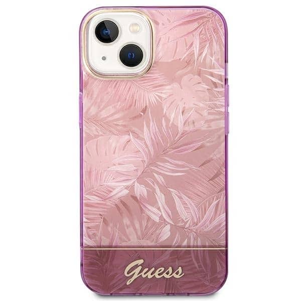 Guess Jungle Collection - θήκη για Apple iPhone 14 Plus - Ροζ - Image 3