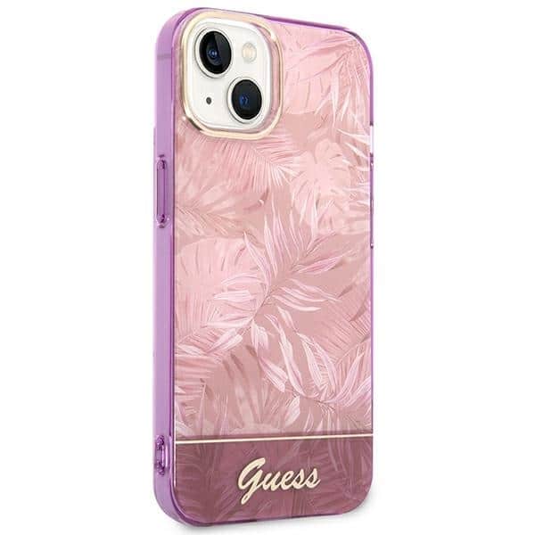 Guess Jungle Collection - θήκη για Apple iPhone 14 Plus - Ροζ - Image 4