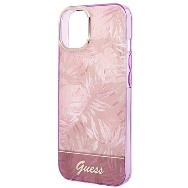 Guess Jungle Collection - θήκη για Apple iPhone 14 Plus - Ροζ - Image 6